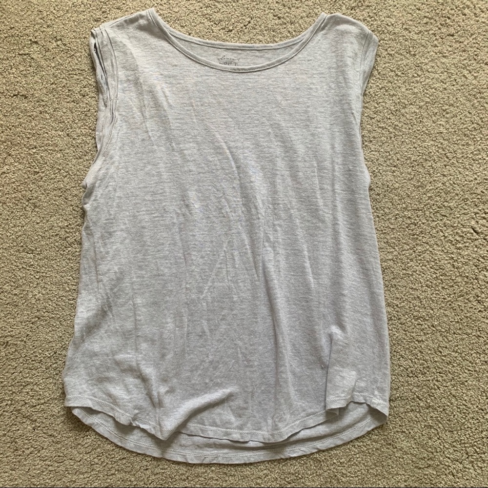 LOFT Linen tank top